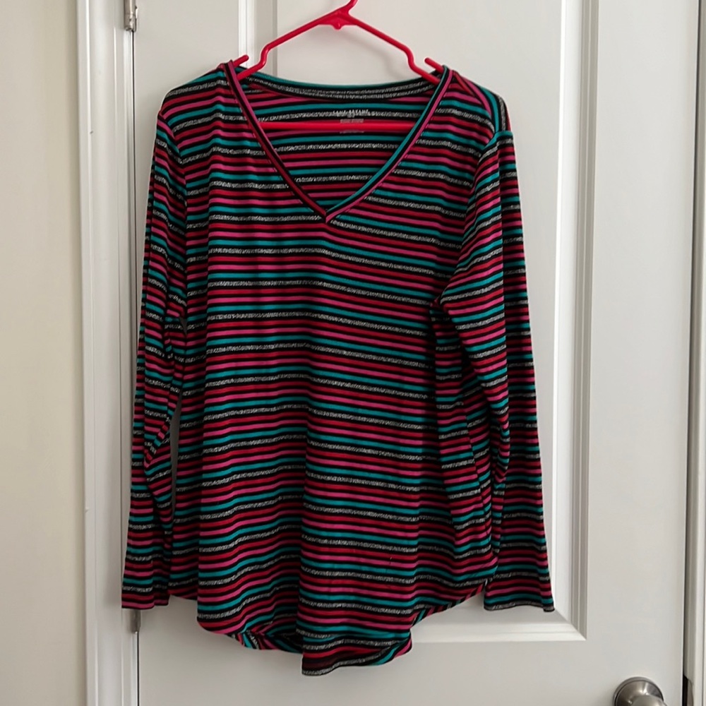 Striped Glitter Tee